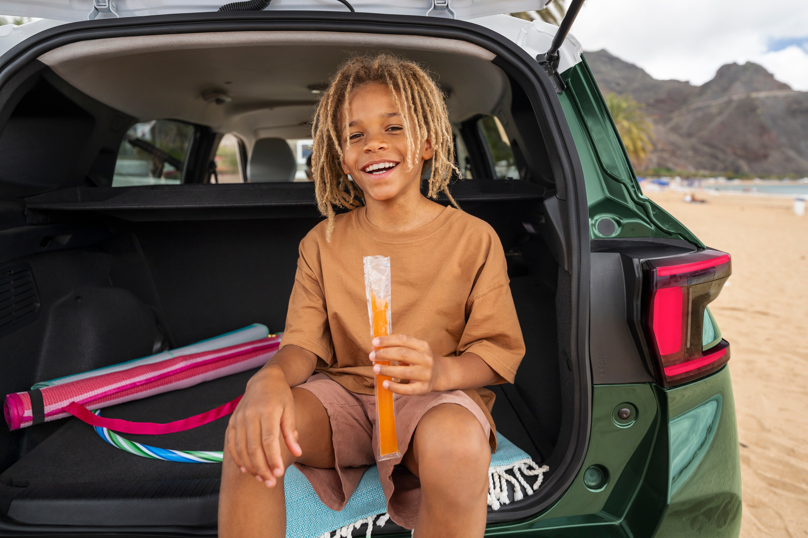 Rear boot view of Citroën C3 Aircross SUV highlighting spacious cargo area for versatile, practical and affordable family‑friendly mobility.