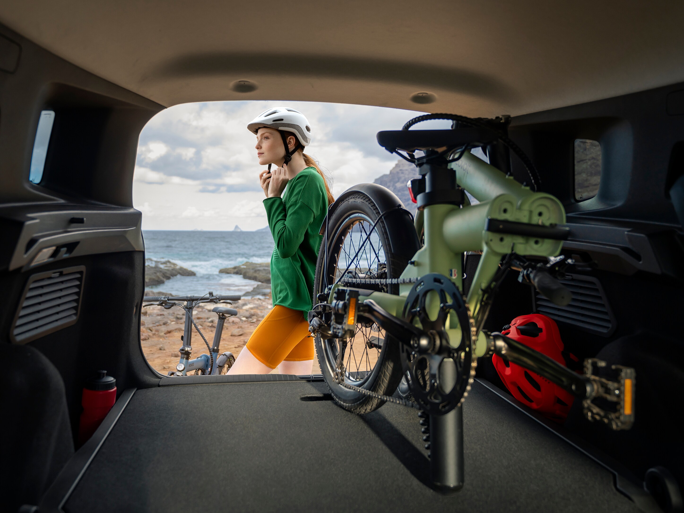 Rear boot view of Citroën C3 Aircross SUV showcasing generous luggage space for active, beach‑ready and affordable everyday mobility.