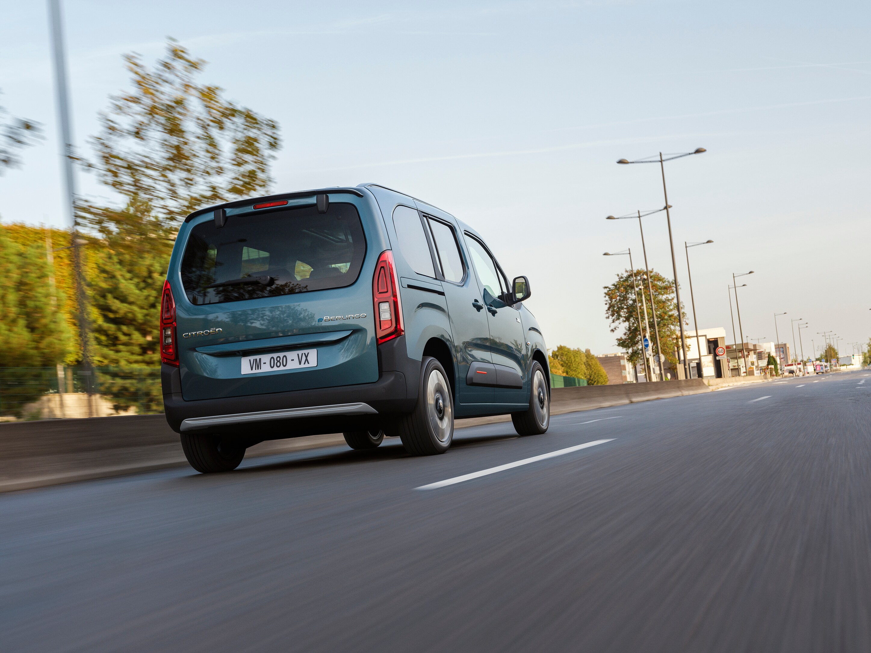Rear view Kiama Blue Berlingo highlighting dynamic modern design, safety, efficiency and confident everyday driving presence